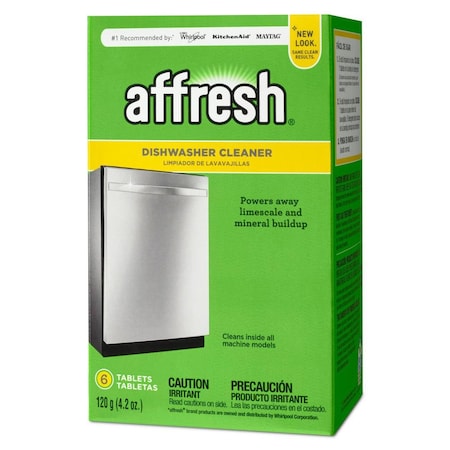 Whirlpool Affresh Dishwasher Cleaner 6-Pack W10549851